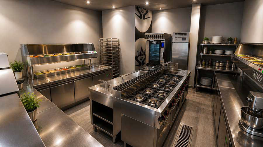 Commercial kitchen design and staff wellbeing