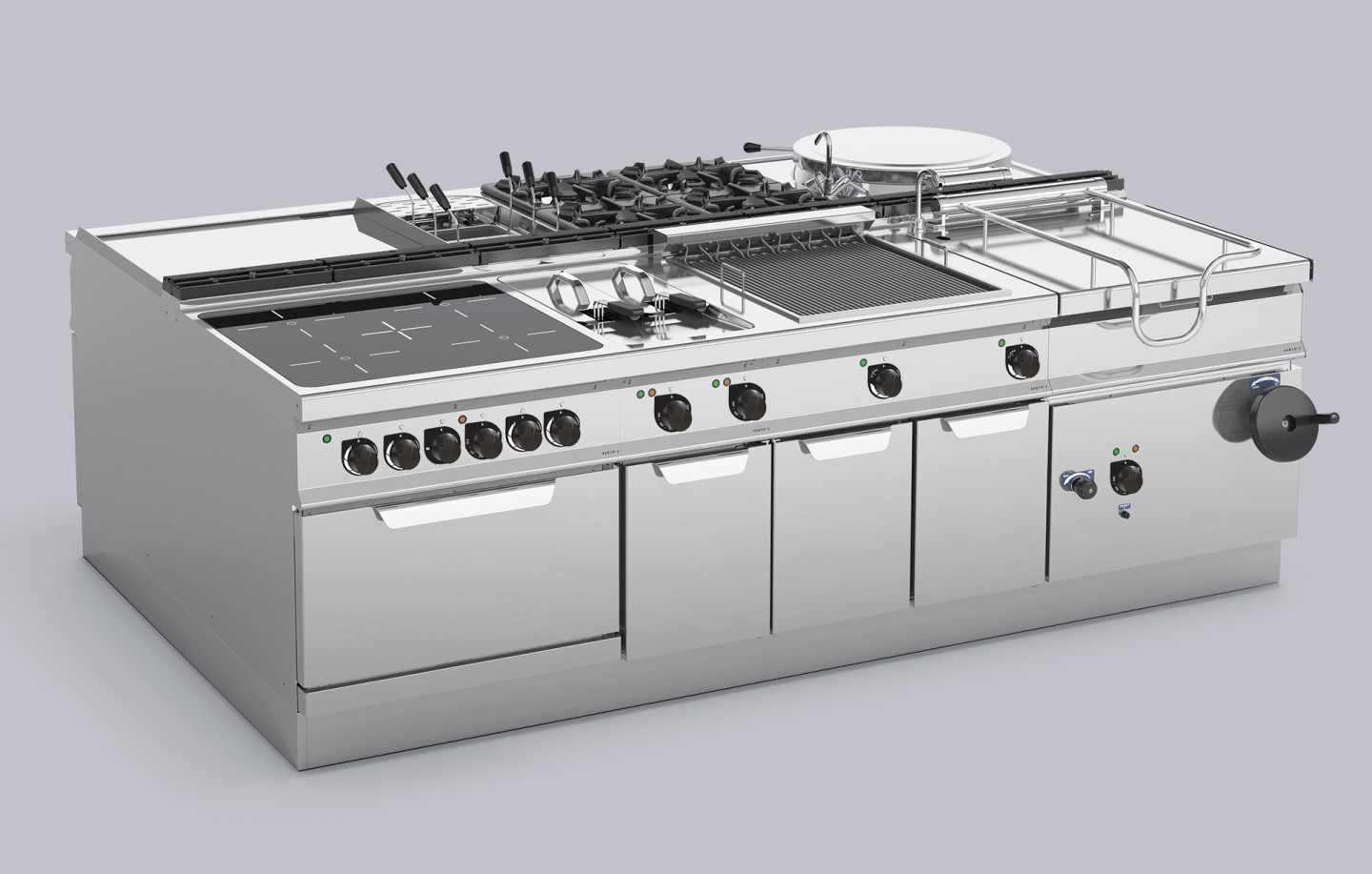 Two Henkelman Boxer 52 double-chamber vacuum packing machines installed at a retail fresh counter