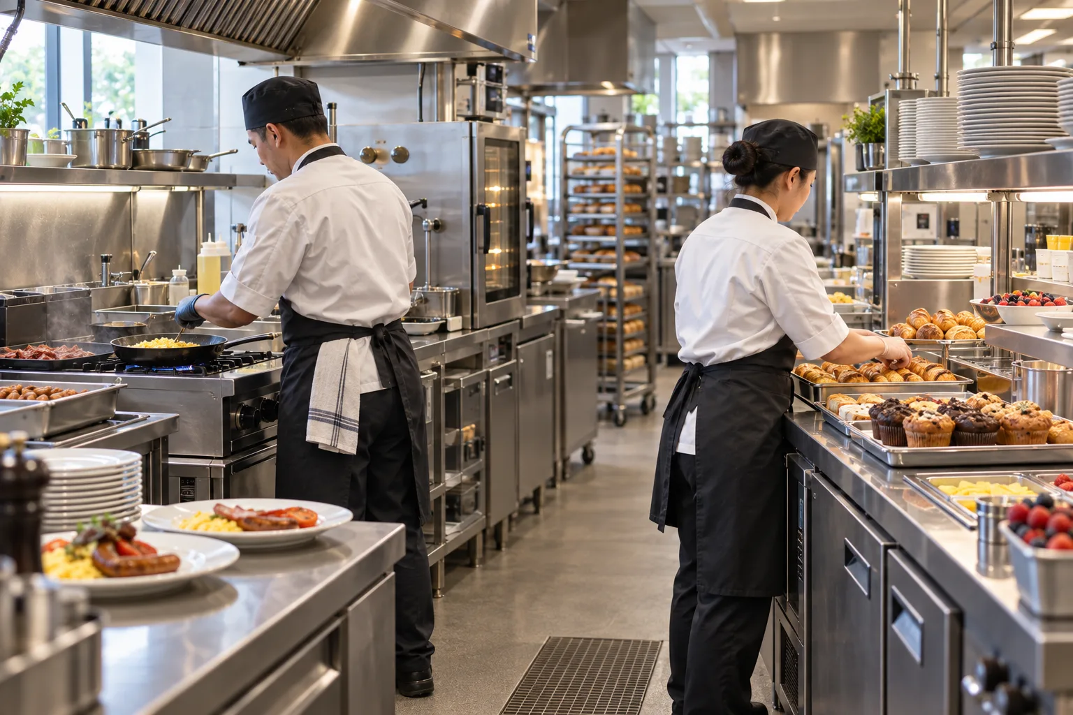 Commercial kitchen design and staff wellbeing